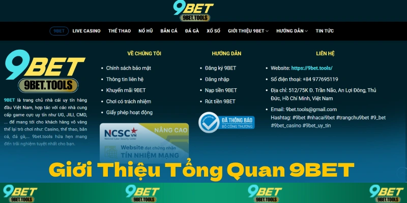 Giới Thiệu 9BET – Khám Phá Thế Giới Cá Cược Đẳng Cấp - WINCASCADE.WORK